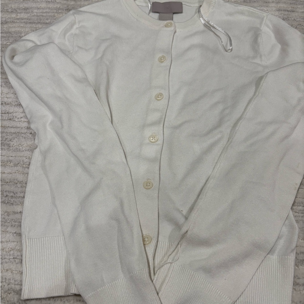 H&M Cream Cardigan Sweater